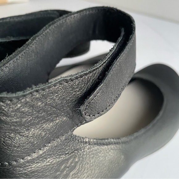 LOINTS OF HOLLAND Sydney Charlotte Shoes US 9.5 Black Mary Jane Ankle Strap Clog - Picture 15 of 17